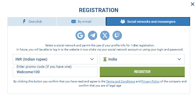 register ThongBet social networks