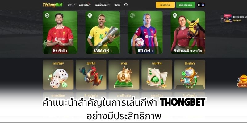 คำแนะนำสำคัญในการเล่นกีฬา ThongBet อย่างมีประสิทธิภาพ